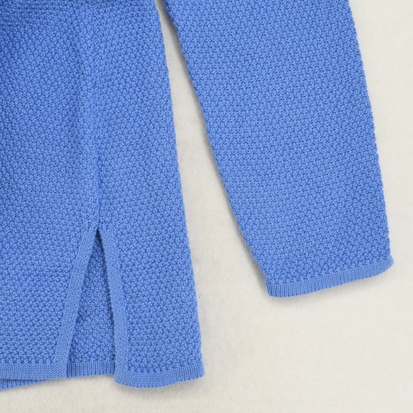 Charter Club Sweater Womens Plus Blue Seed Stitched Scoop Neck Tunic Pullover - Picture 5 of 7